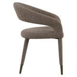 Richmond Interiors Gia Brown Chunky Dining Chair