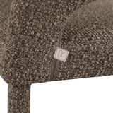 Richmond Interiors Gia Brown Chunky Dining Chair
