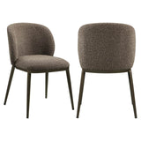 Richmond Interiors Gandy Brown Chunky Dining Chair