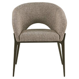 Richmond Interiors Kenzi Brown Tweed Dining Chair