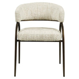 Richmond Interiors Charda Beige Angora Dining Chair