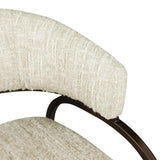 Richmond Interiors Charda Beige Angora Dining Chair