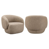 Richmond Interiors Milano Sand Tweed Lounge Chair