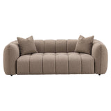 Richmond Interiors Sofa Hogan mocca chunky 3-seater fire retardant