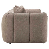 Richmond Interiors Sofa Hogan mocca chunky 3-seater fire retardant