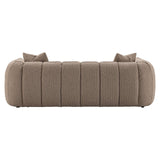 Richmond Interiors Sofa Hogan mocca chunky 3-seater fire retardant