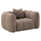 Richmond Interiors Hogan Mocca Chunky Lounge Chair