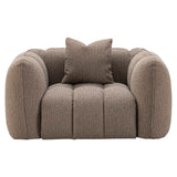 Richmond Interiors Hogan Mocca Chunky Lounge Chair