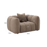 Richmond Interiors Hogan Mocca Chunky Lounge Chair