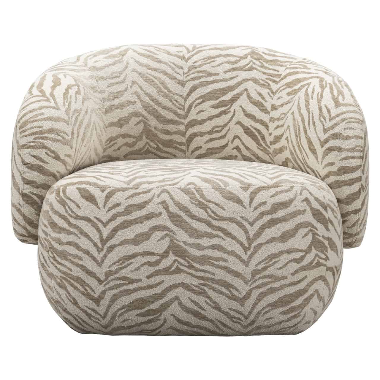 Richmond Interiors Lounge Chair Milano Beige Tiger