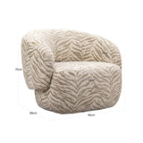 Richmond Interiors Lounge Chair Milano Beige Tiger