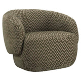 Richmond Interiors Milano Moss Chevron Lounge Chair