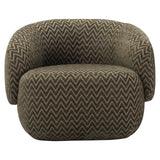 Richmond Interiors Milano Moss Chevron Lounge Chair