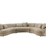Richmond Interiors Morena Cream Blockweave Sofa