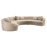 Richmond Interiors Morena Cream Blockweave Sofa