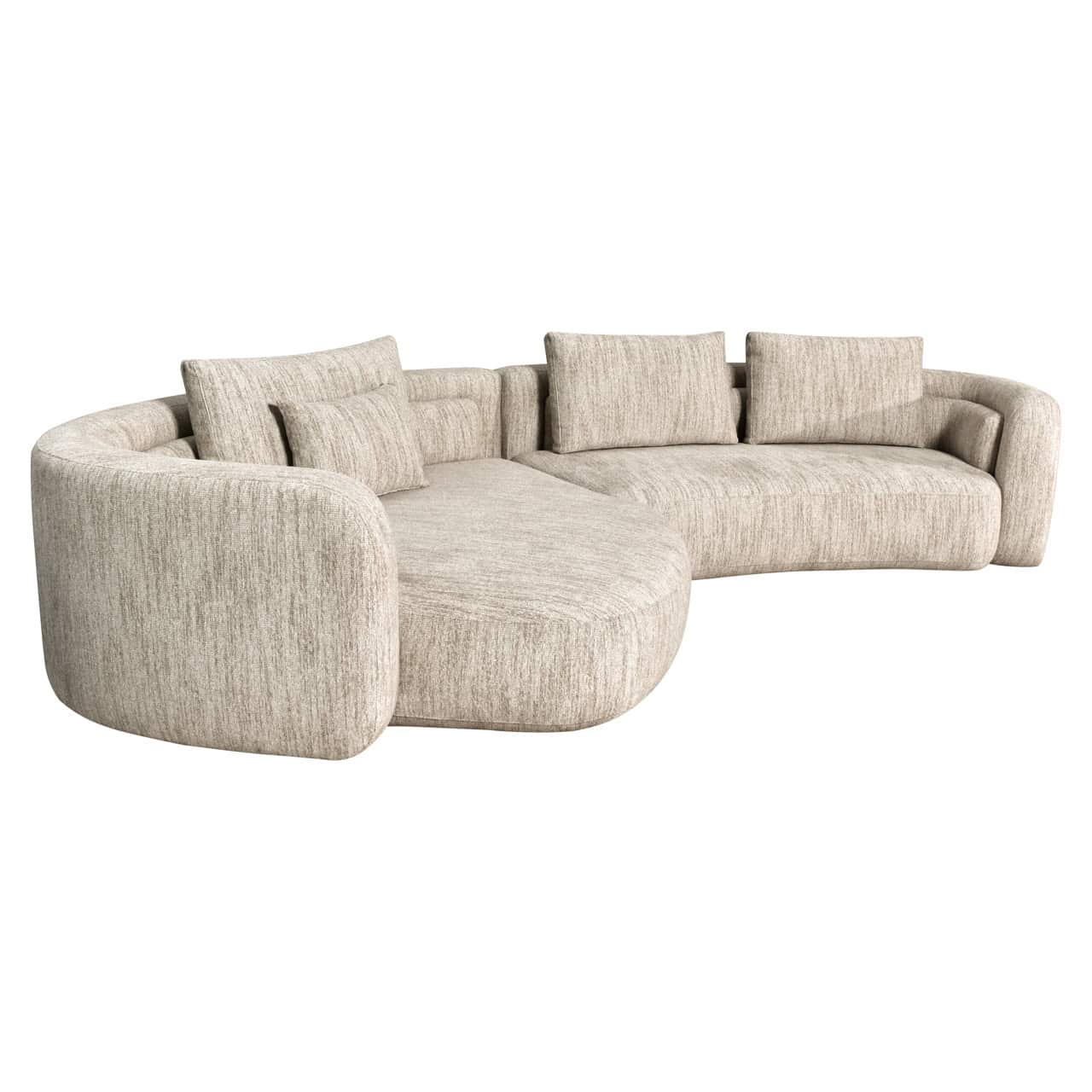 Richmond Interiors Angusto Natural Softweave Lounge Left Hand Sofa