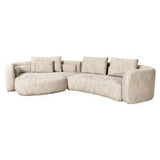 Richmond Interiors Angusto Natural Softweave Lounge Right Hand Sofa