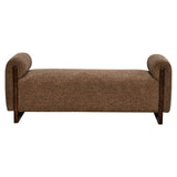 Richmond Interiors Bench Winslov brown blockweave fire retardant