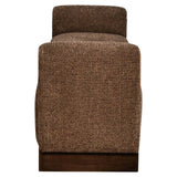 Richmond Interiors Bench Winslov brown blockweave fire retardant