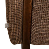 Richmond Interiors Bench Winslov brown blockweave fire retardant