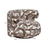 Richmond Interiors Talley Brown Nature Swivel Lounge Chair