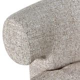 Richmond Interiors Talley Cream Tweed Swivel Lounge Chair