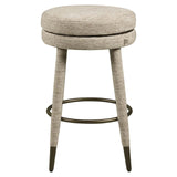 Richmond Interiors Tenashar Natural Softweave Swivel Counter Stool