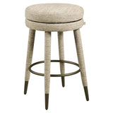 Richmond Interiors Tenashar Natural Softweave Swivel Counter Stool