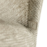 Richmond Interiors Amely Natural Softweave Swivel Dining Chair