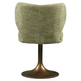 Richmond Interiors Amely Pistache Softweave Swivel Dining Chair