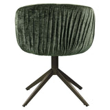 Richmond Interiors Cassi Sage Chenille Swivel Dining Chair