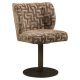 Richmond Interiors Fiona Brown Labyrinth Swivel Dining Chair