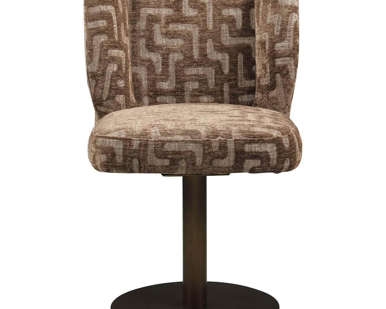 Richmond Interiors Fiona Brown Labyrinth Swivel Dining Chair