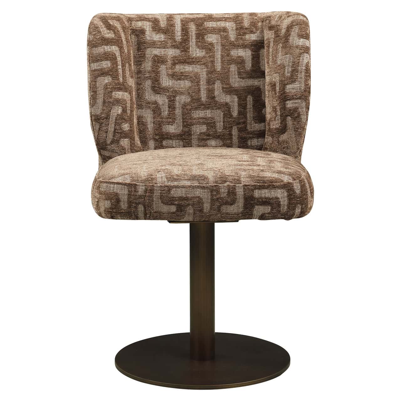 Richmond Interiors Fiona Brown Labyrinth Swivel Dining Chair