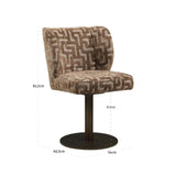 Richmond Interiors Fiona Brown Labyrinth Swivel Dining Chair