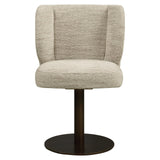 Richmond Interiors Fiona Natural Softweave Swivel Dining Chair