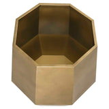 Richmond Interiors Planter Axis bronze gold medium