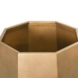 Richmond Interiors Planter Axis bronze gold large