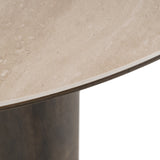 Richmond Interiors Ritz Brown Round 120cm Dining Table
