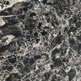 Louis Chrome Round Marble 130cm Dining Table With Carlton Velvet Dining Chairs