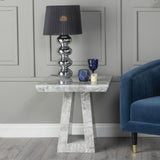 Harry Grey Marble Side Table