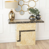 Veneto Cream Marble Console Table