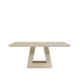 Eris Beige Marble Dining Table - 160cm