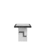 Veneto Grey Marble Side Table