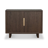Clara Walnut Wood 2 Door Small Sideboard