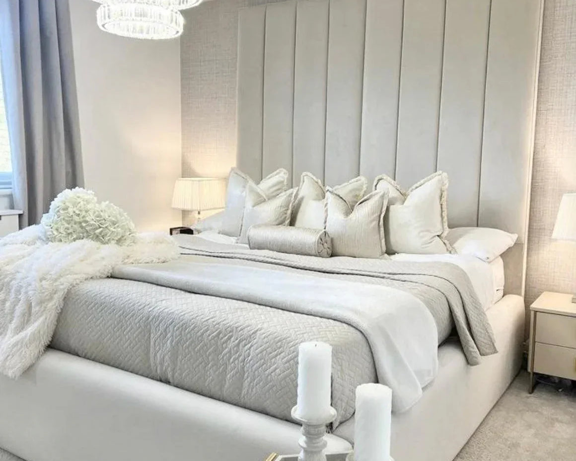 The Melodia Luxury Panel Velvet Bed