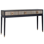 Richmond Bloomingville Faux Shagreen 3 Drawer Console Table-Belmont Interiors