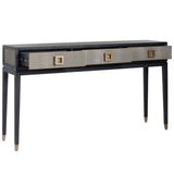 Richmond Bloomingville Faux Shagreen 3 Drawer Console Table-Belmont Interiors