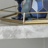 Harry Grey Marble Console Table