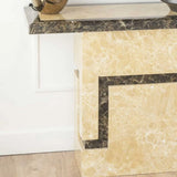 Veneto Cream Marble Console Table